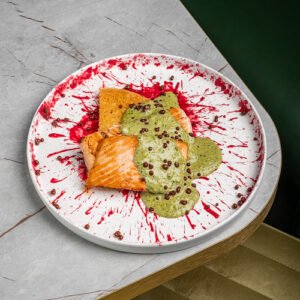 Dubai Kunafa Pistachio Salmon