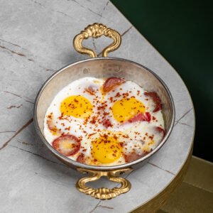 Egg with Pepperoni